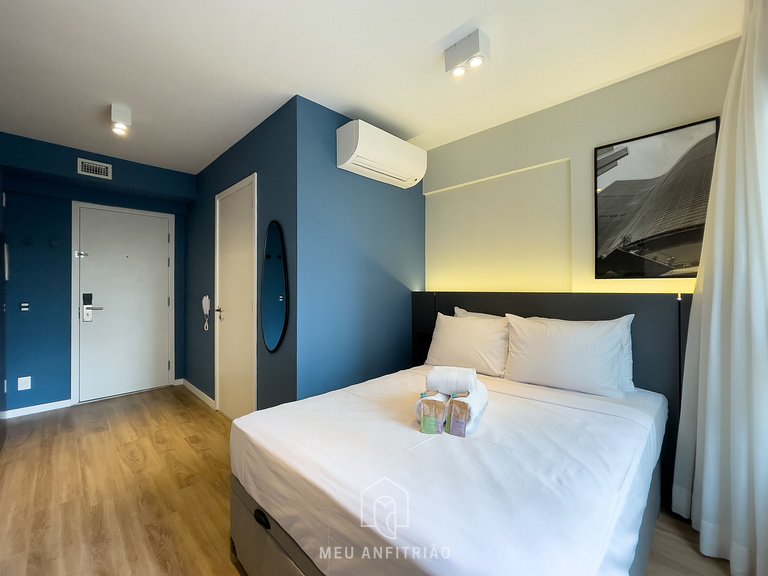 2 people | 27 sqm | Gym | Ibirapuera Park