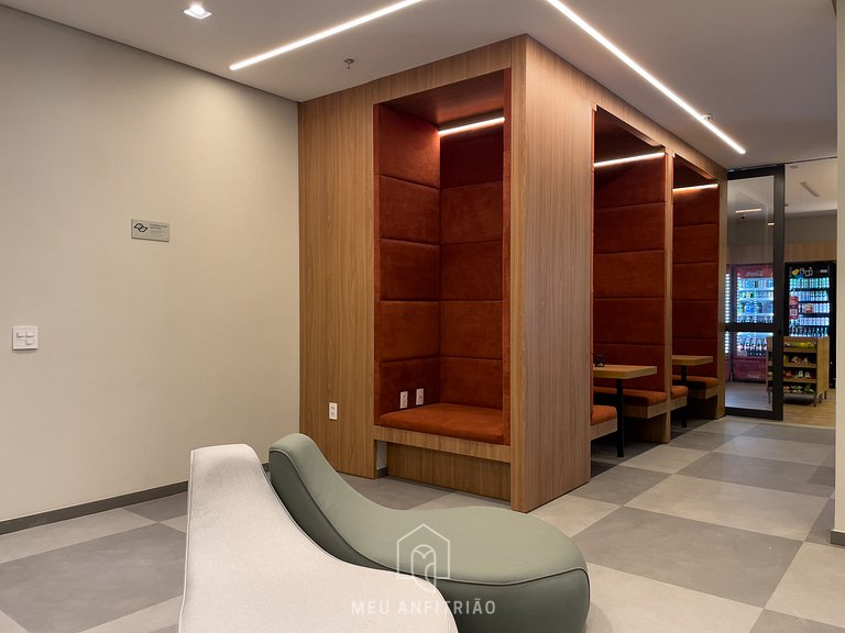 Cama queen | Acceso al aeropuerto | Av. Berrini
