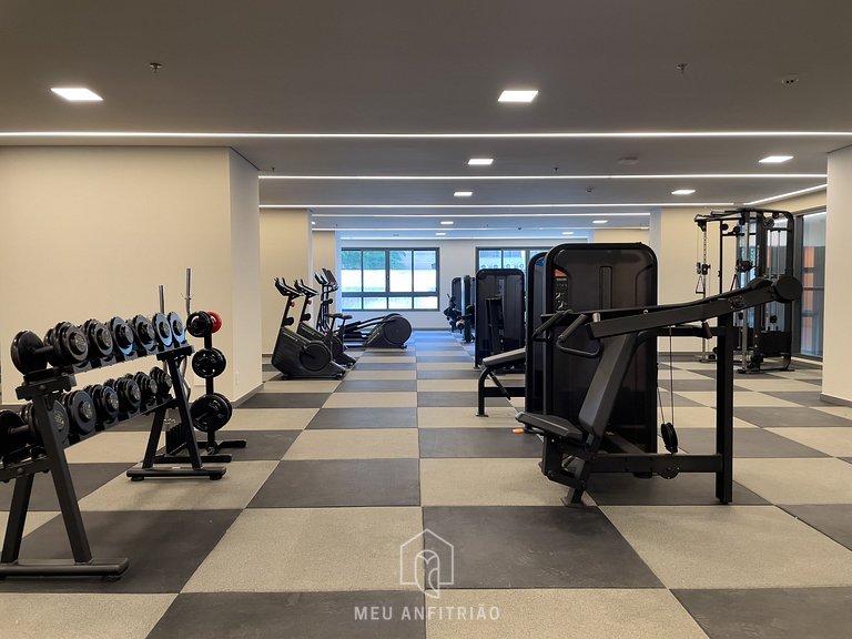 25m² | 2 people | Gym | Access to Av. Morumbi