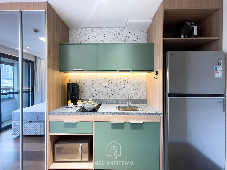 Queen bed | Swimming pool | Gym | Morumbi Avenue