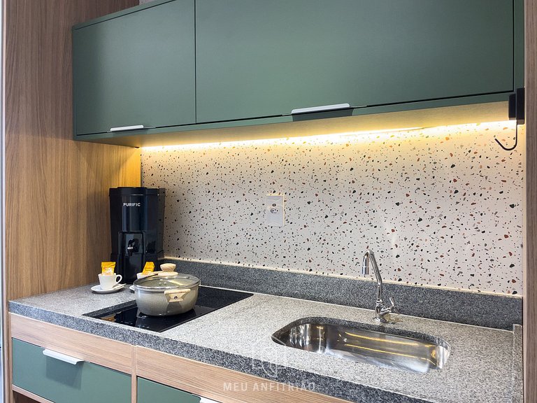 Queen bed | Swimming pool | Gym | Morumbi Avenue