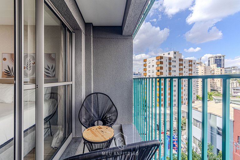 25m² | 2 people | Pool | Gym | 400m from subway