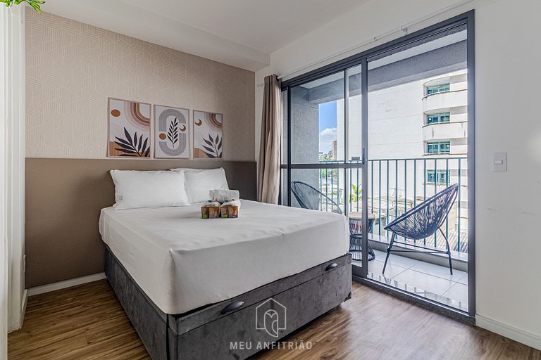 25m² | 2 people | Pool | Gym | 400m from subway