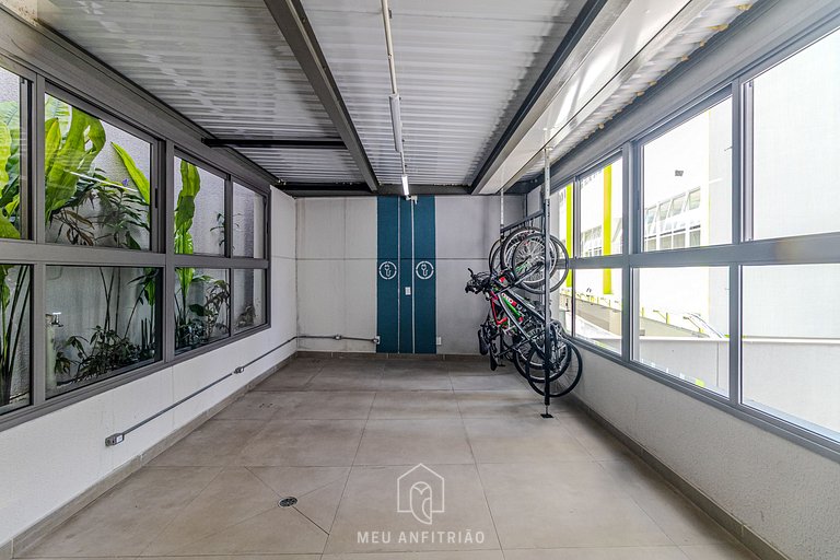 25m² | 2 pessoas | Piscina | Academia | 400m metrô