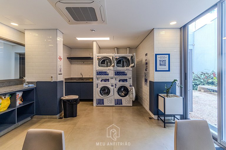 25m² | 2 pessoas | Piscina | Academia | 400m metrô