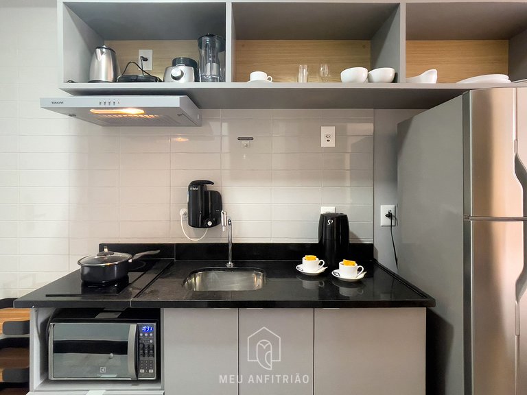 22m² | 2 pessoas | Piscina | Av. Santo Amaro