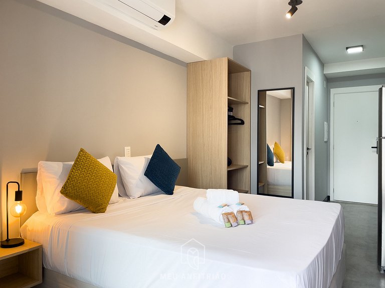 22 sqm | 2 people | Pool | Santo Amaro Avenue