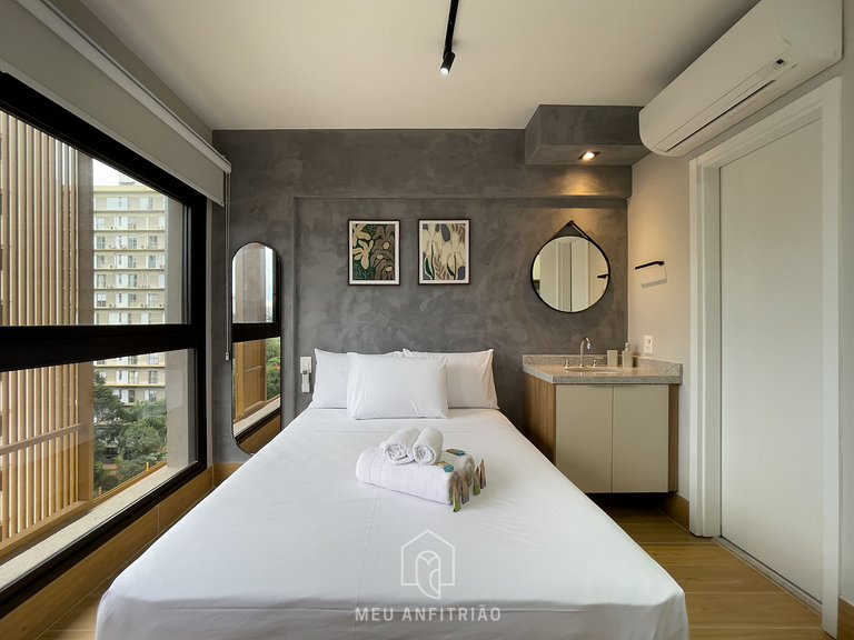 2 people | Gym | 700m from Ibirapuera Park