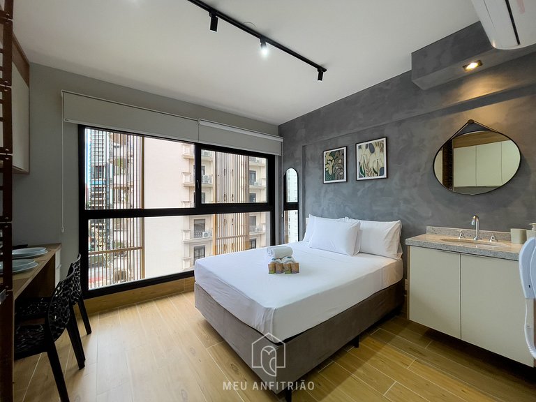 2 people | Gym | 700m from Ibirapuera Park