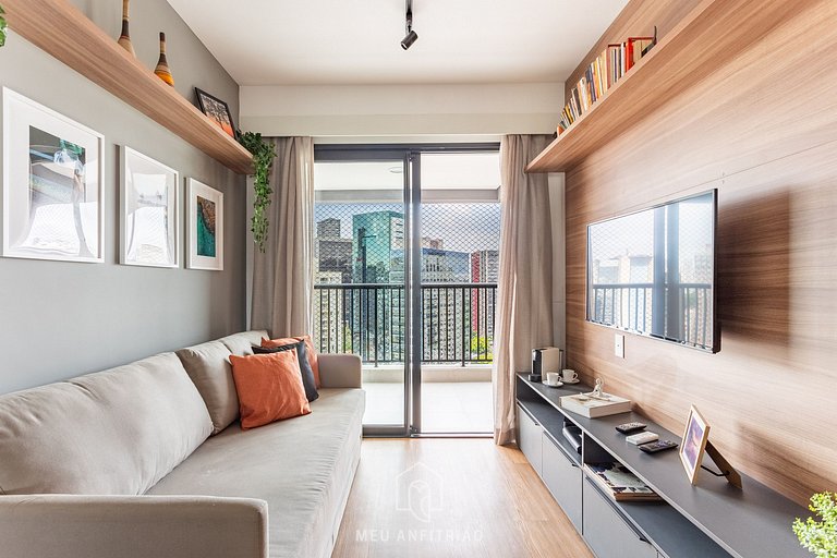 49m² | 3 people | Leisure | 350m Faria Lima Av