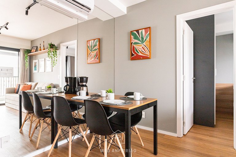 49m² | 3 people | Leisure | 350m Faria Lima Av