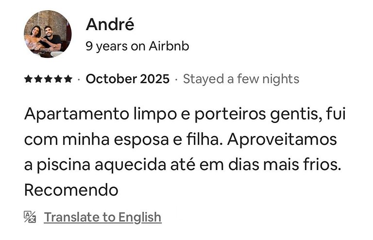 50m² | 3 pessoas | Lazer | 350m da Av. Faria Lima