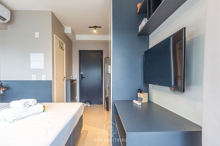 Cama queen | Piscina | Gimnasio | Al lado de metro