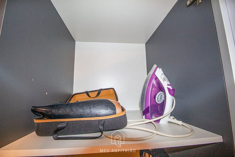 Cama queen | Piscina | Academia | Ao lado do metrô