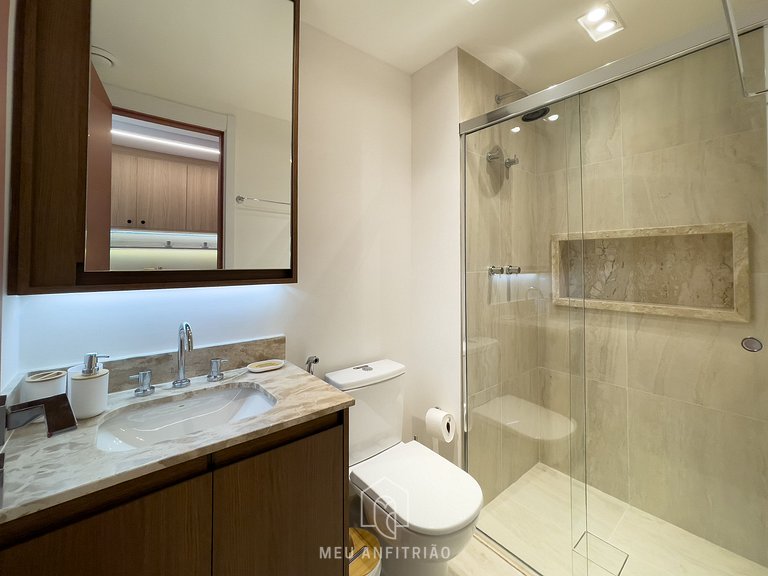 25m² | 2 people | Pool | 1.5km from Allianz Parque