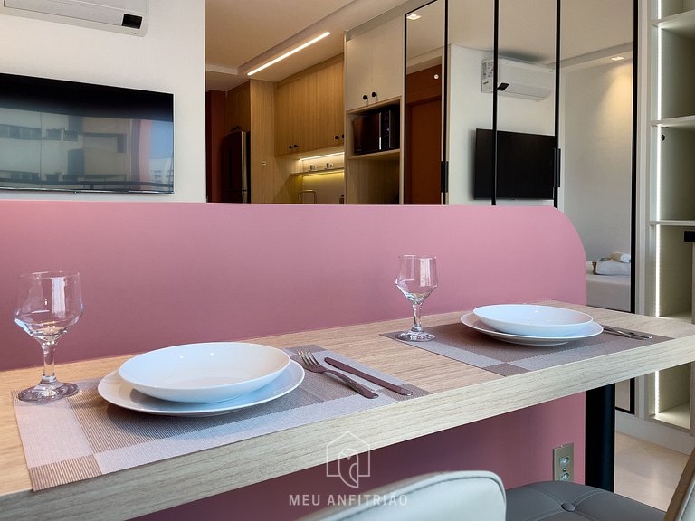 25m² | 2 people | Pool | 1.5km from Allianz Parque