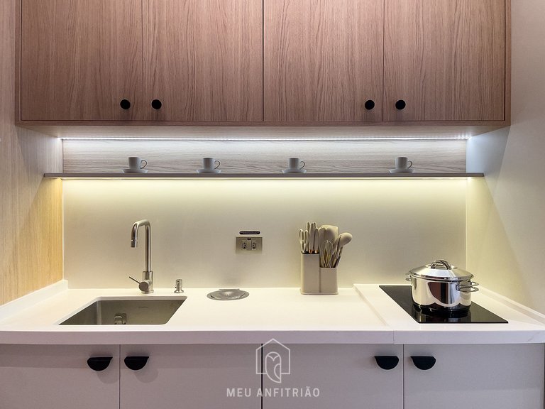 25m² | 2 people | Pool | 1.5km from Allianz Parque