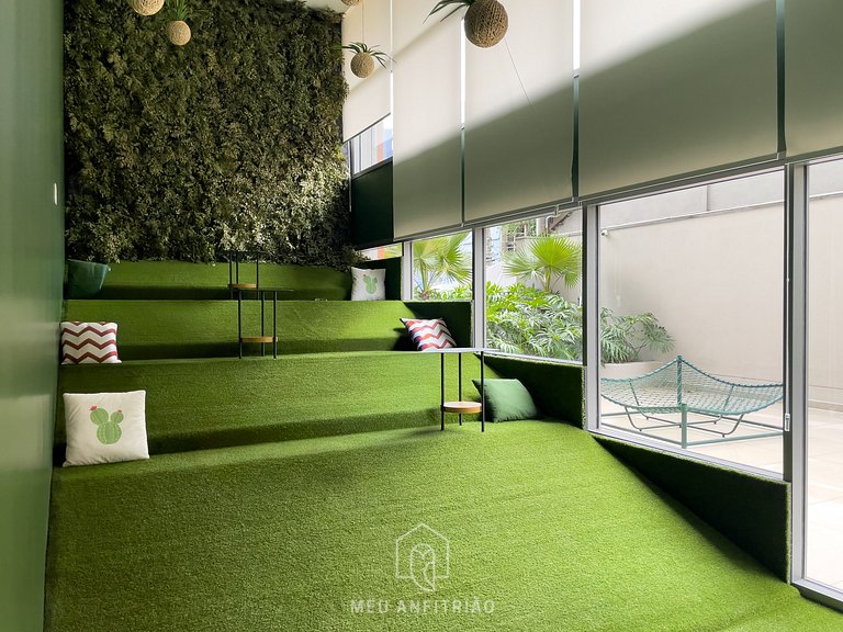 3 pessoas | Academia | 350m do shopping-metrô