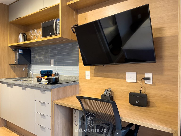25 sq m | 3 people | Queen bed | Morumbi Mall