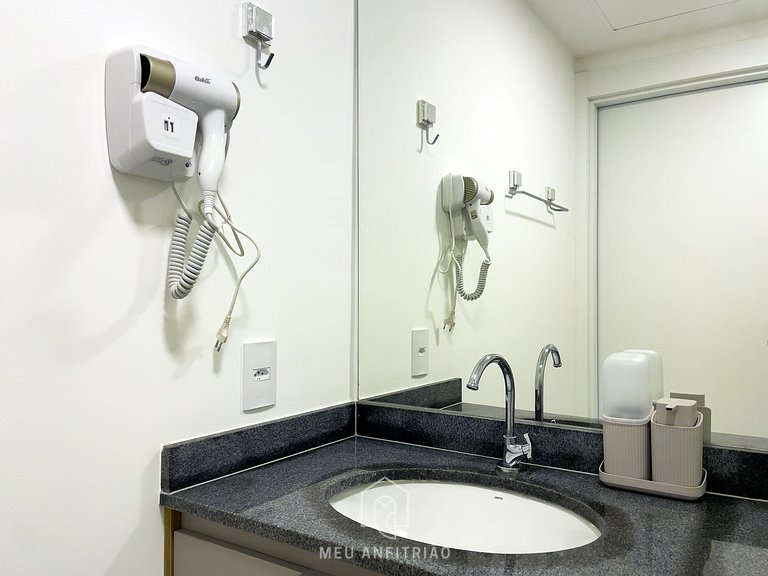 25m² | 3 personas | Cama queen | Shopping Morumbi