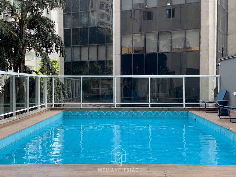 2 hóspedes | Piscina | 850m do bairro Liberdade