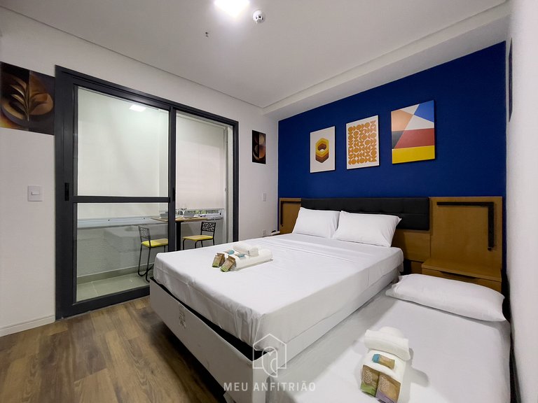 25 m² | 3 personas | Cama doble | Sala de estar