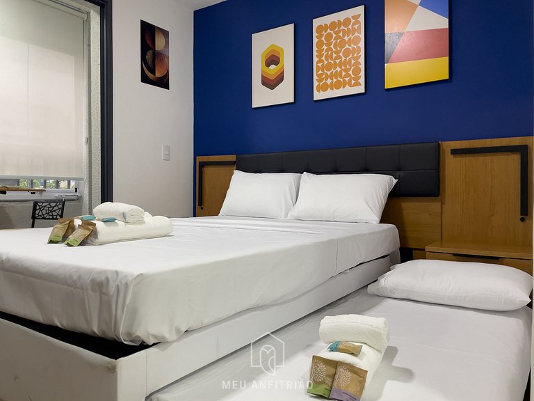 25 m² | 3 personas | Cama doble | Sala de estar