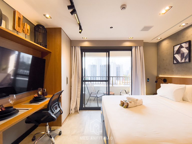 20 sqm | 2 people | Double box bed | Swimming pool