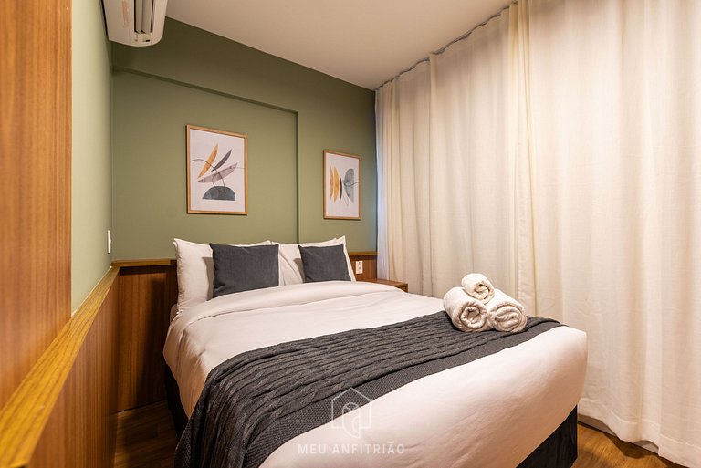 Studio for 2 guests | 700m from Ibirapuera Park