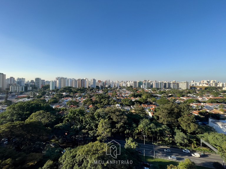 25 m² | Piscina | 2km do Shop. Ibirapuera