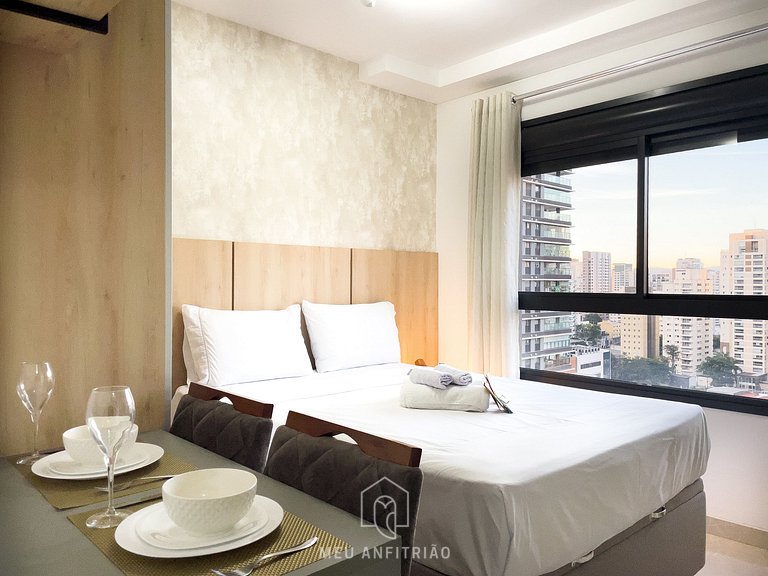25 m² | 2 pessoas | Cama de casal baú | Allianz