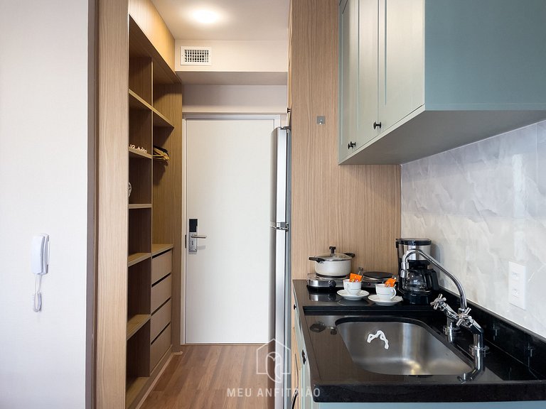 20sqm | 2 people | Gym near Ibirapuera Park