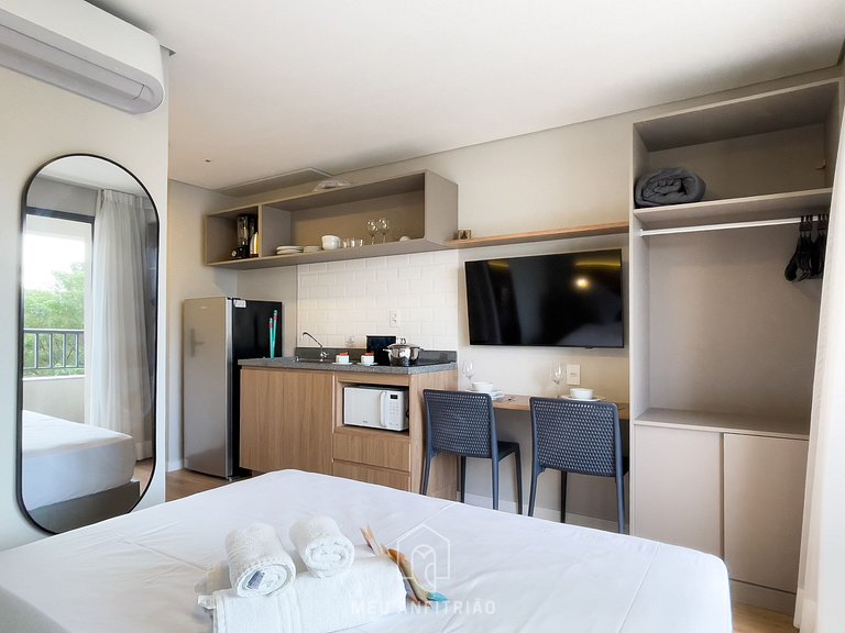 Cama queen | Acceso al aeropuerto | Av. Berrini