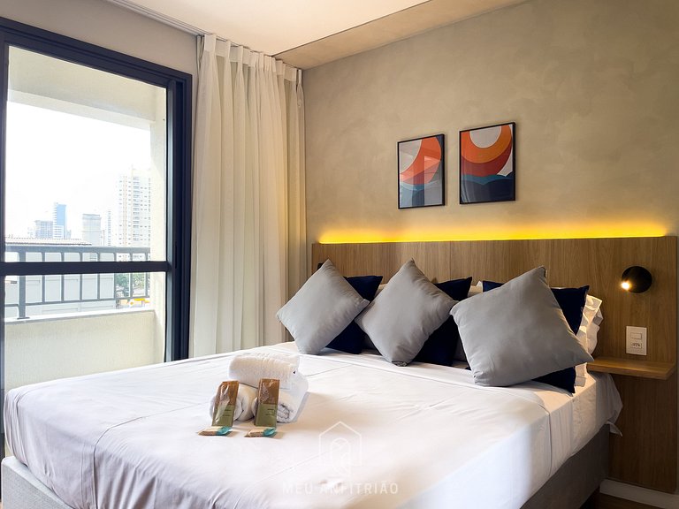 Queen bed | Airport access | Berrini Avenue
