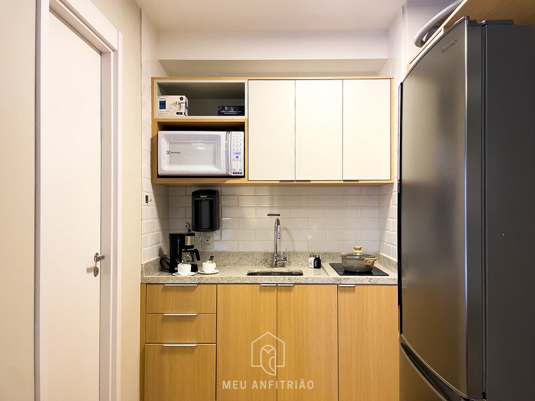25m² | 2 pessoas | Academia | Perto do Allianz