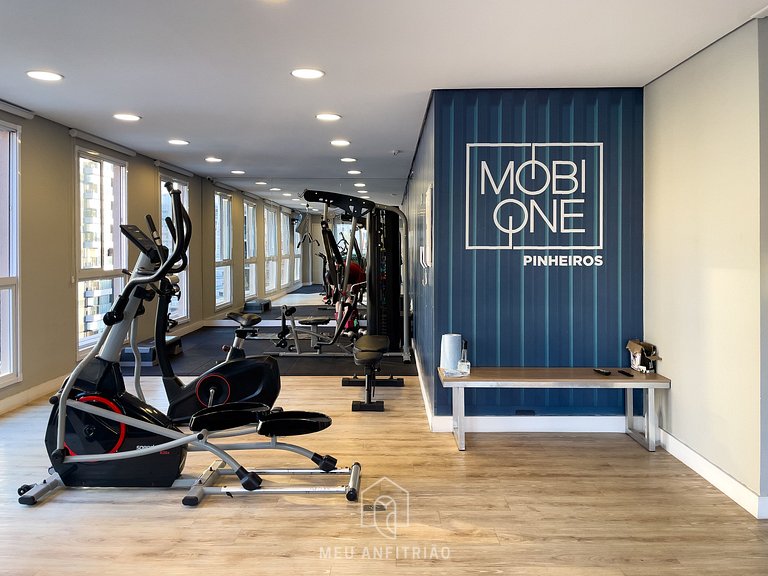 32m² | Academia | 4 pessoas | 500m do metrô
