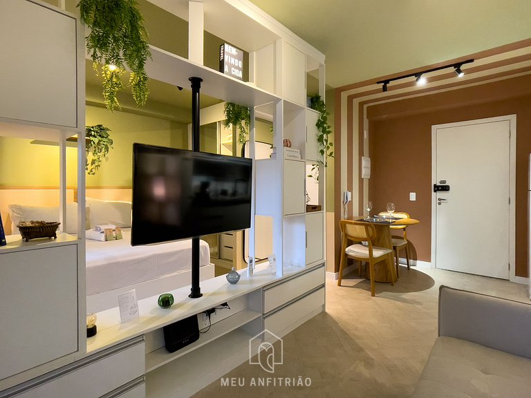 32m² | Gym | 4 people | 500m from the subway