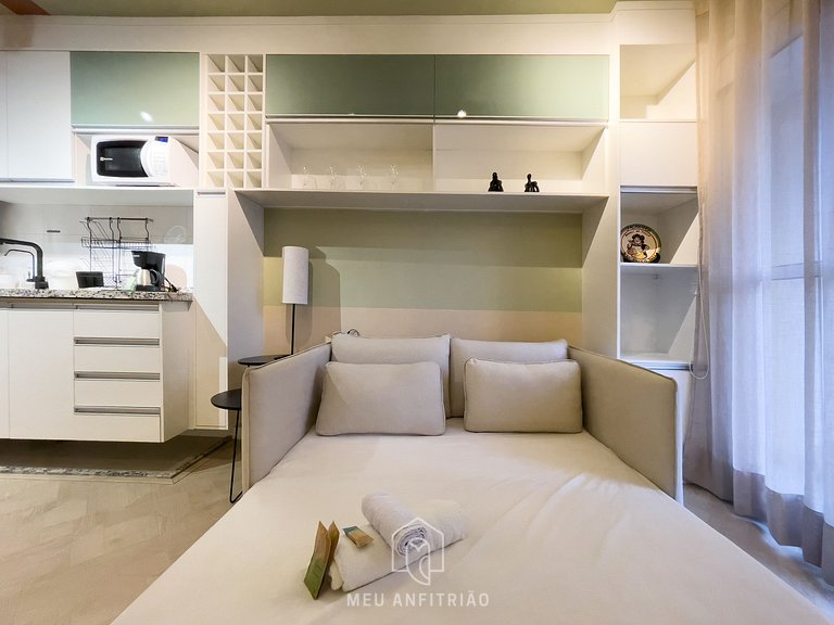 32m² | Gimnasio | 4 personas | A 500 m del metro