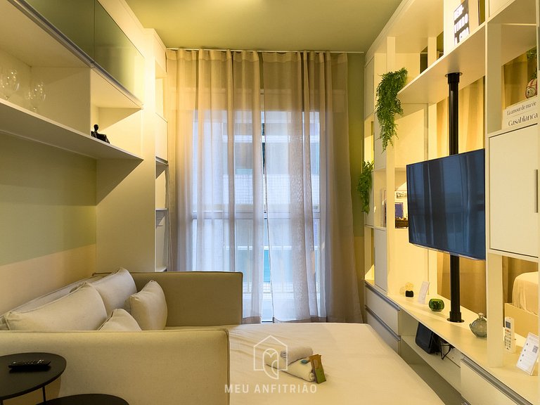 32m² | Gym | 4 people | 500m from the subway