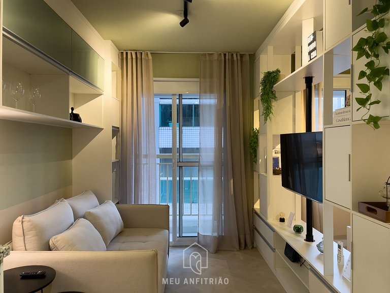 32m² | Gym | 4 people | 500m from the subway