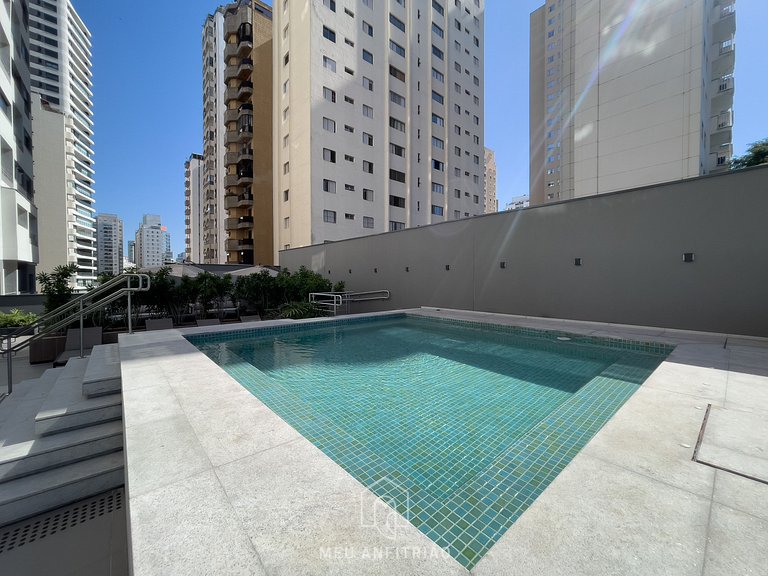 1-bedroom apt | 30m² | Queen bed | Ibirapuera