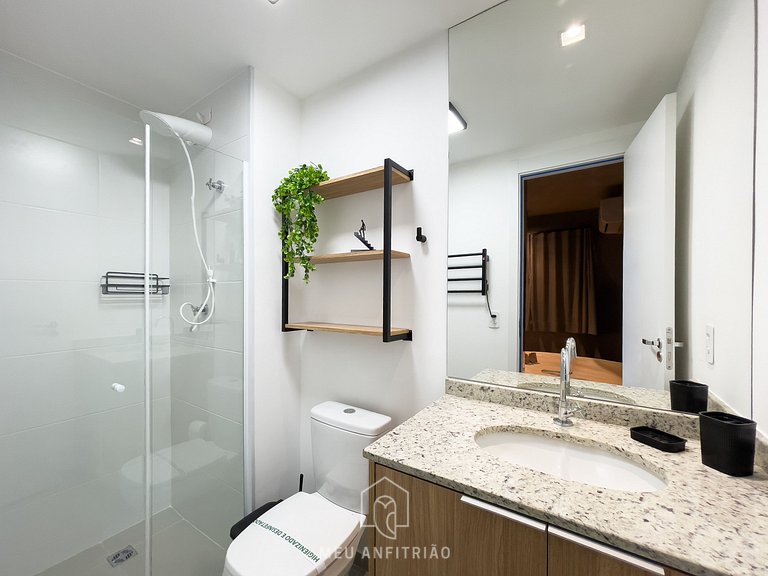 Apto 1 quarto | 30m² | Cama queen | Ibirapuera
