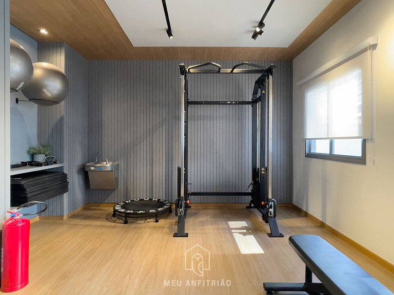 1-bedroom apt | 30m² | Queen bed | Ibirapuera