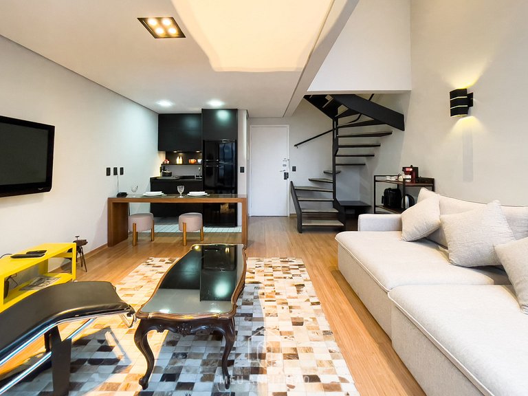 55m² | Duplex | Garage | Pool | Ibirapuera Park