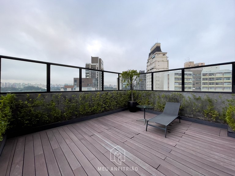 55m² | Duplex | Garage | Pool | Ibirapuera Park