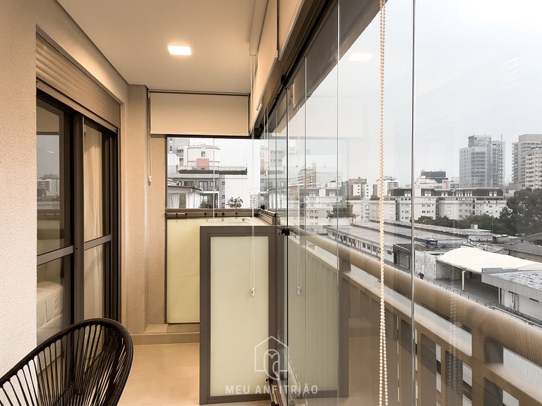 Apto 1 quarto | 3 pessoas | 36m² | Em frente à PUC