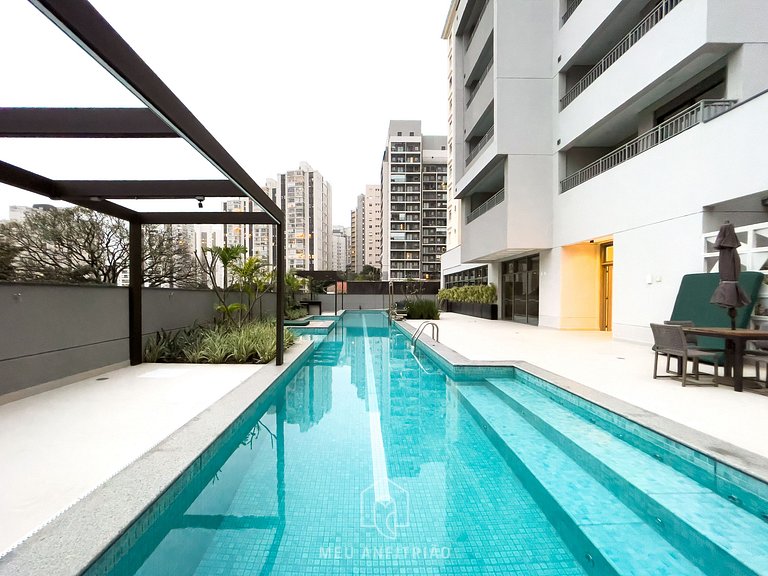 Apto 1 quarto | 3 pessoas | 36m² | Em frente à PUC