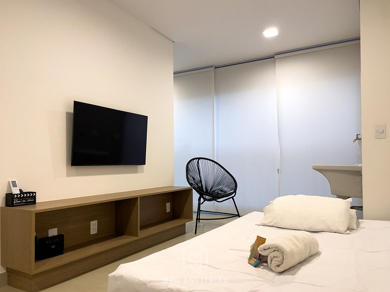 Apto de 1 dorm | 3 personas | 36m² | Frente a PUC