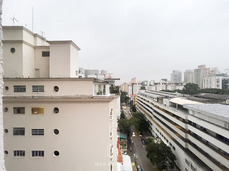 Apto 1 quarto | 3 pessoas | 36m² | Em frente à PUC