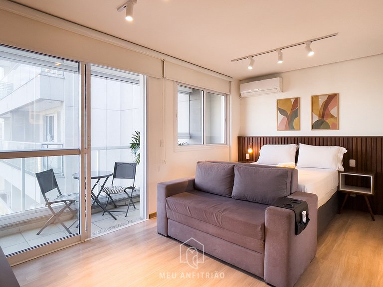 34sqm | Pool | Near the subway | Pinacoteca of SP